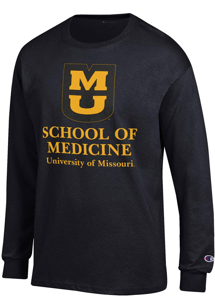 Champion Missouri Tigers Black School of Medicine Long Sleeve T Shirt