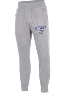 Champion K-State Wildcats Mens Grey Arch Mascot Fashion Sweatpants