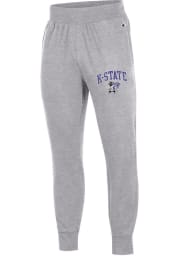 Champion K-State Wildcats Mens Grey Arch Mascot Fashion Sweatpants