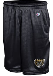 Champion Oakland University Golden Grizzlies Mens Black Mesh Shorts