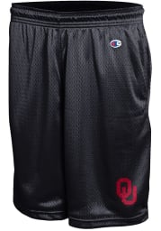 Champion Oklahoma Sooners Mens Black Mesh Shorts
