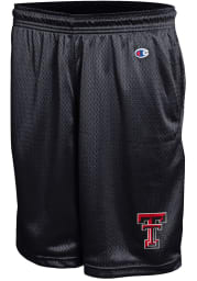 Champion Texas Tech Red Raiders Mens Black Mesh Shorts