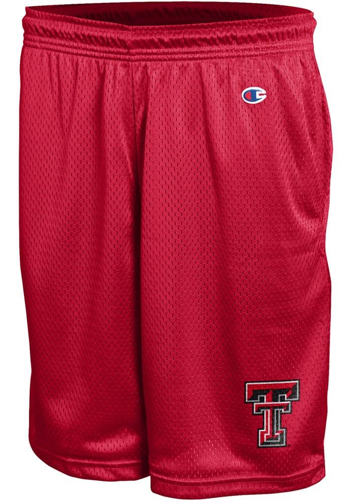 Champion Texas Tech Red Raiders Mens Red Mesh Shorts