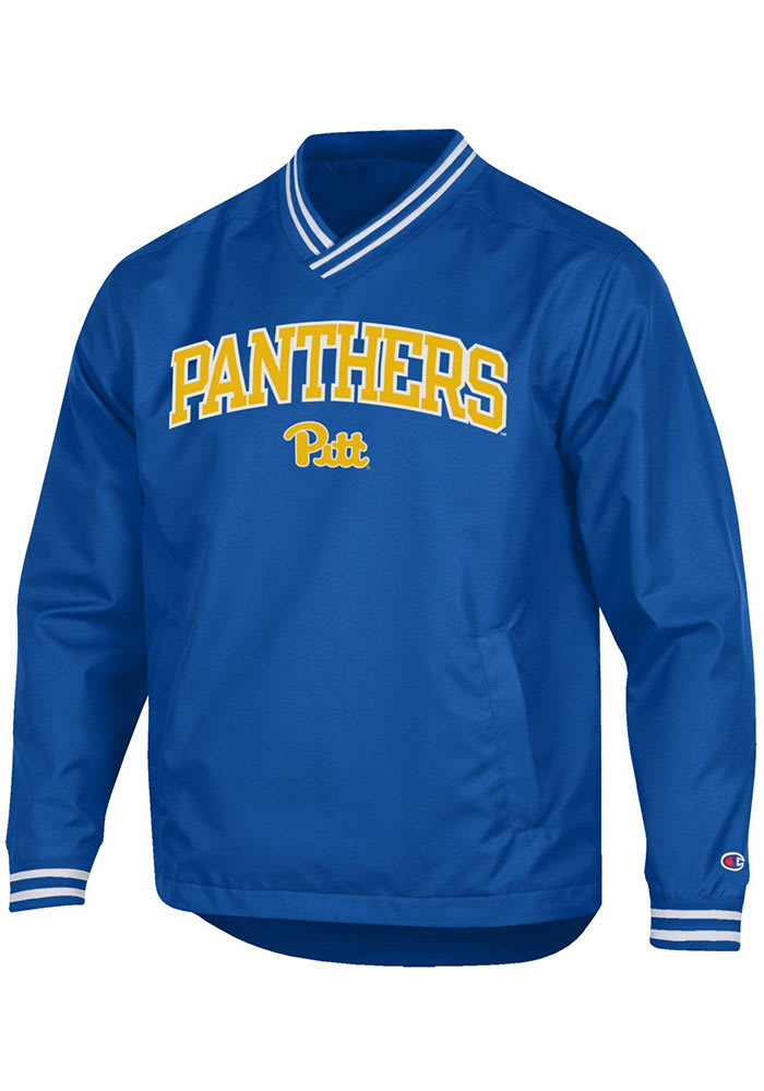 Champion Pitt Panthers Mens Blue Super Fan Scout Pullover Jackets