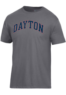 Champion Dayton Flyers Charcoal Arch Short Sleeve T Shirt
