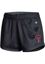 Champion Texas Tech Red Raiders Womens Black Mesh Shorts