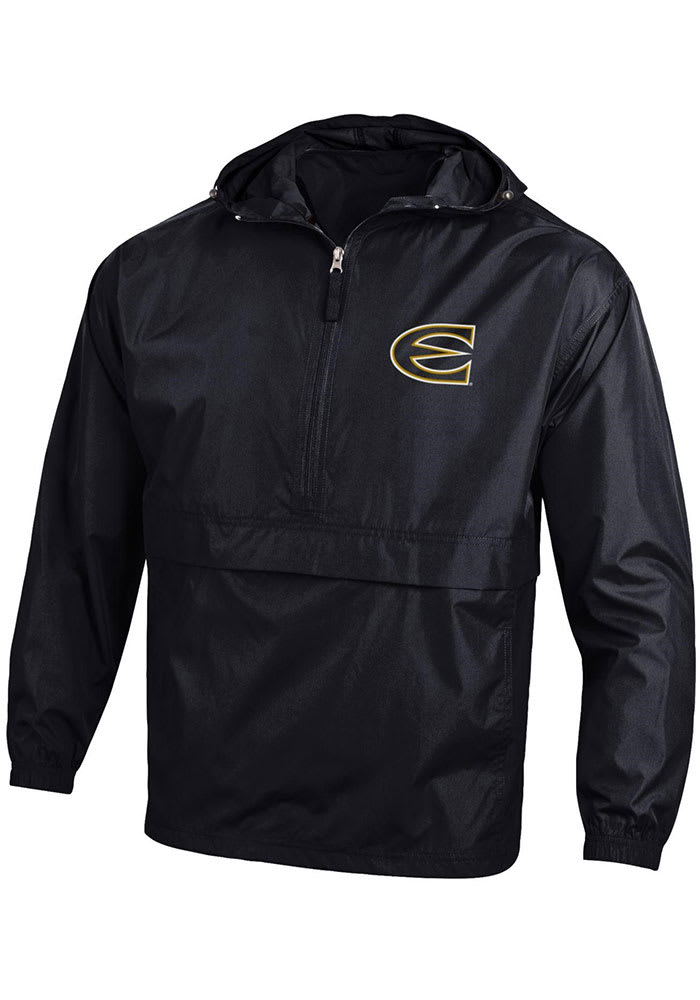 Champion Emporia State Hornets Mens Black Packable Light Weight Jacket