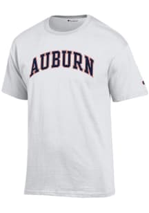 Champion Auburn Tigers White Arch Name Short Sleeve T Shirt