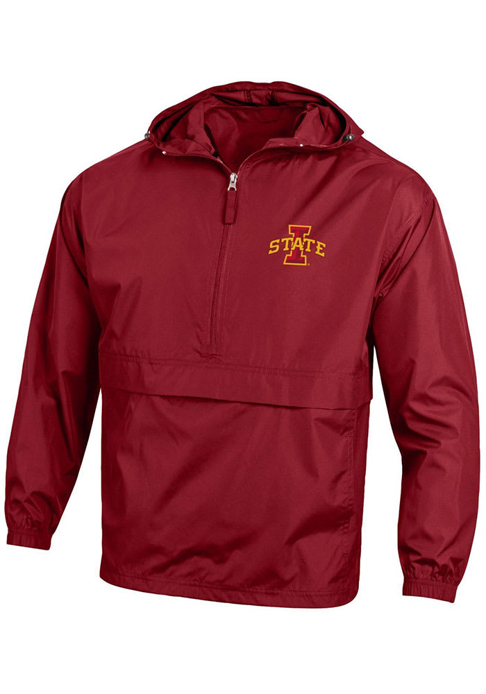 Champion Iowa State Cyclones Mens Cardinal Packable Light Weight Jacket