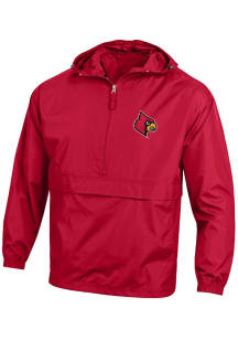 Champion Louisville Cardinals Mens Red Packable Light Weight Jacket