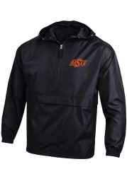 Champion Oklahoma State Cowboys Mens Black Packable Light Weight Jacket