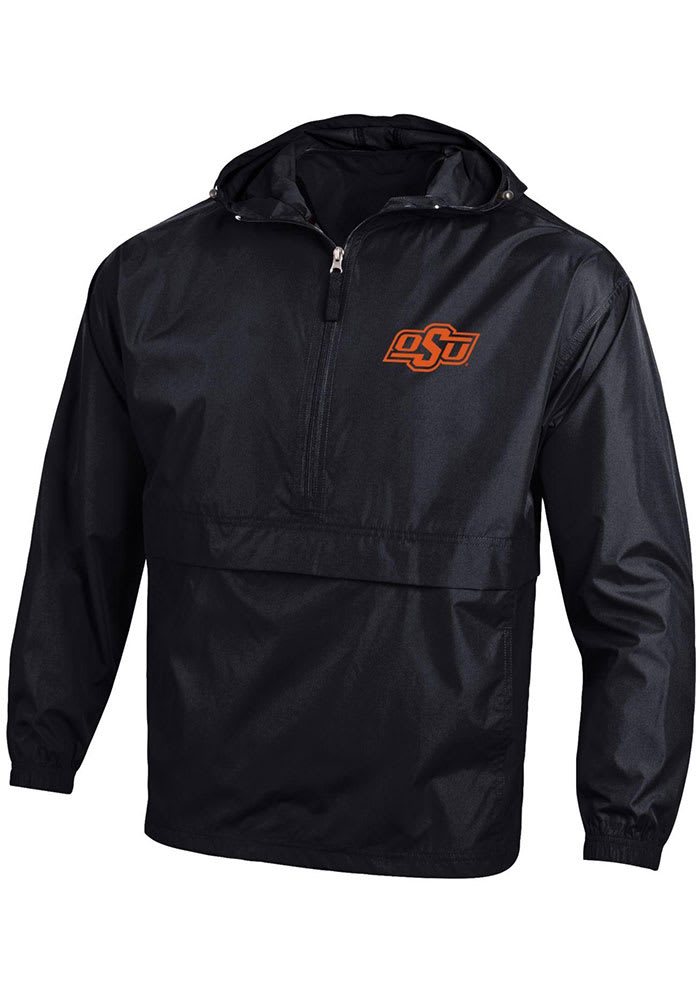 Champion Oklahoma State Cowboys Mens Black Packable Light Weight Jacket