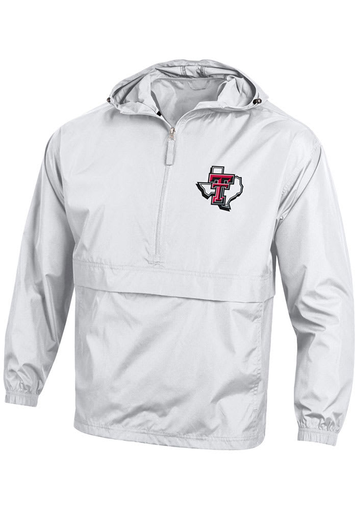 Champion Texas Tech Red Raiders Mens White Packable Light Weight Jacket