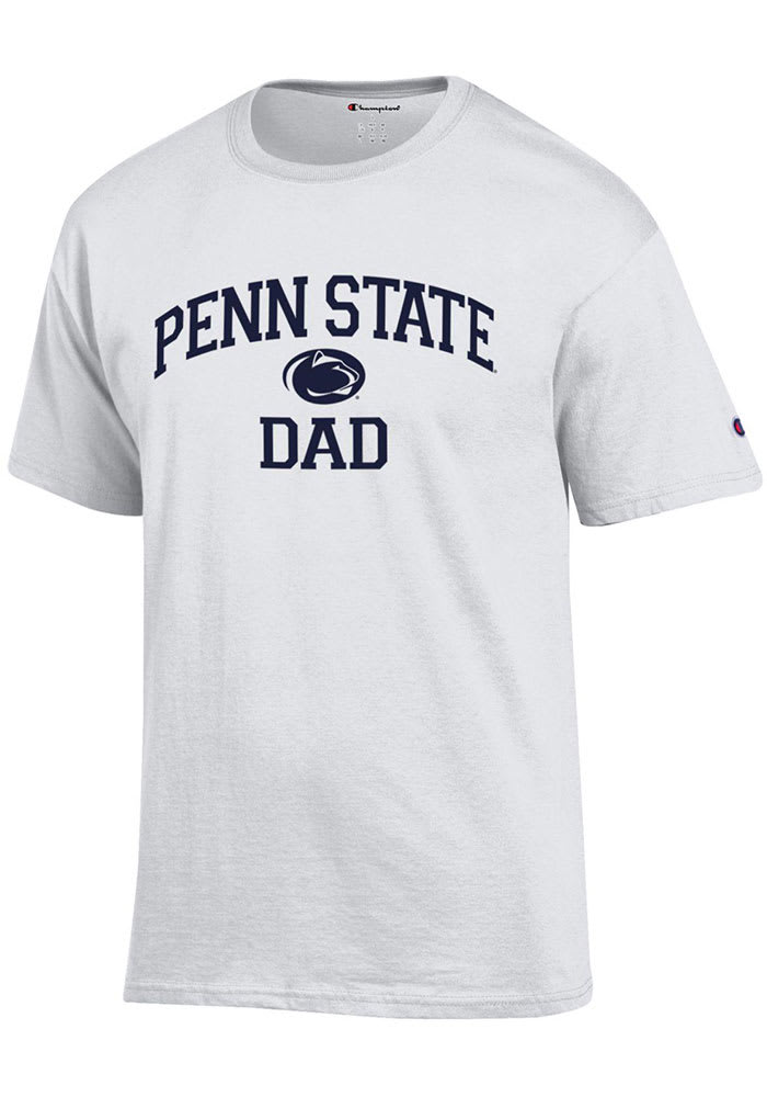 Champion Penn State Nittany Lions White Dad Graphic Short Sleeve T Shirt