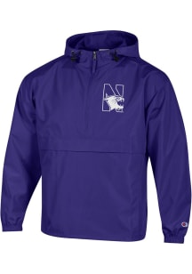 Mens Northwestern Wildcats Purple Champion Packable Light Weight Jacket
