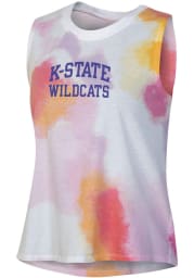 Champion K-State Wildcats Womens Pink Watercolor Cloud Tank Top