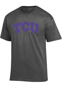 Champion TCU Horned Frogs Charcoal Rally Loud Short Sleeve T Shirt