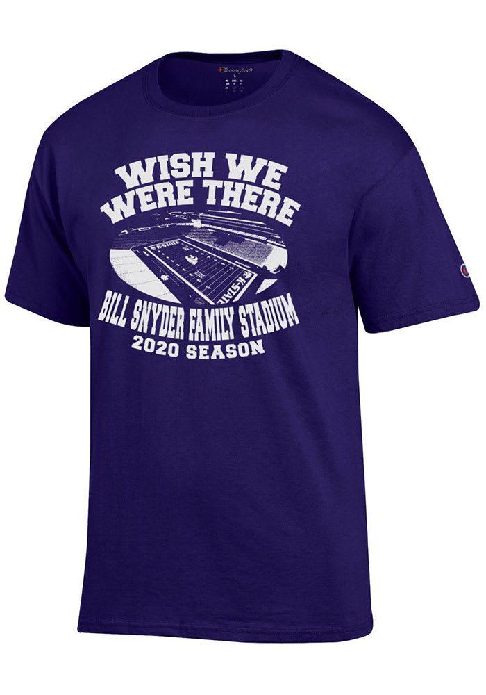 Champion K-State Wildcats Purple Wish We Were There Short Sleeve T Shirt