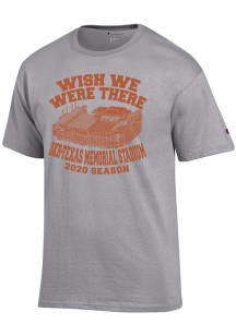 Champion Texas Longhorns Grey Wish We Were There Short Sleeve T Shirt