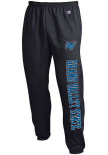Champion Grand Valley State Lakers Mens Black Powerblend Closed Bottom Sweatpants