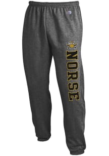 Champion Northern Kentucky Norse Mens Charcoal Powerblend Closed Bottom Sweatpants
