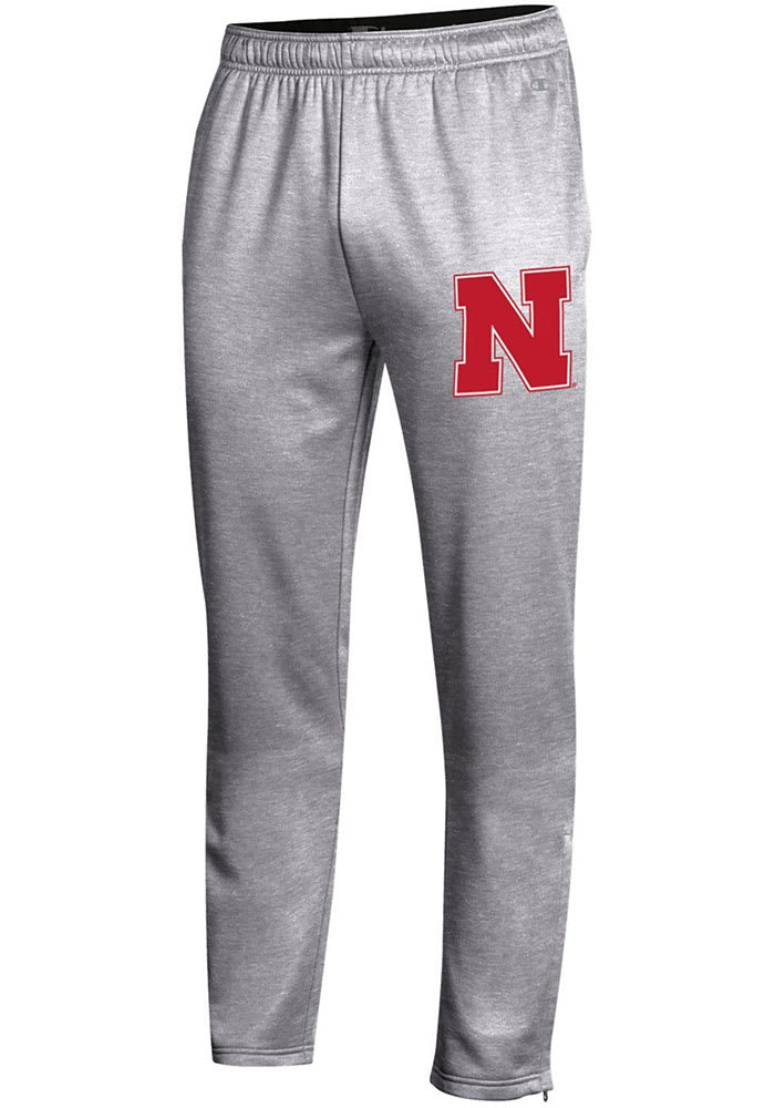 Champion Nebraska Cornhuskers Mens Grey Field Day Fleece Pants