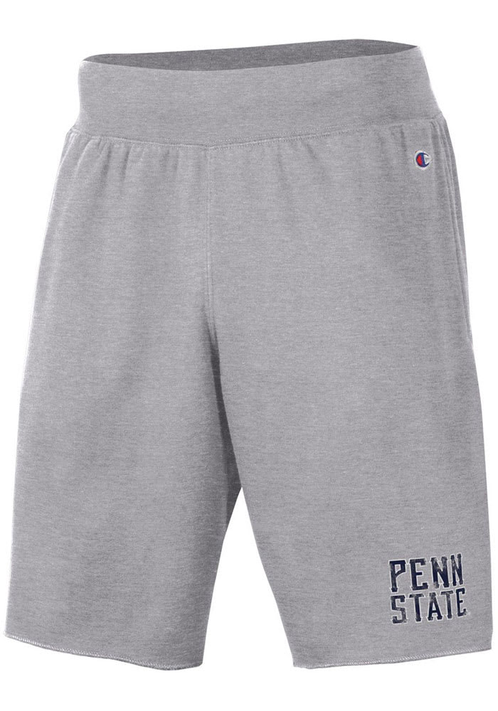 Champion Penn State Nittany Lions Mens Grey Rochester Fleece Shorts