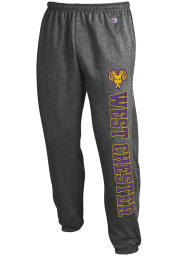 Champion West Chester Golden Rams Mens Charcoal Powerblend Closed Bottom Sweatpants