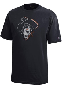 Champion Oklahoma State Cowboys Youth Black Phantom Pete Short Sleeve T-Shirt