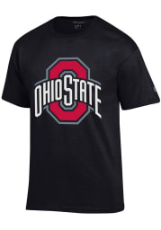 Champion Ohio State Buckeyes Black Primary Logo Short Sleeve T Shirt