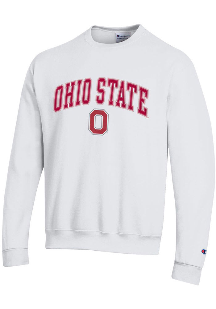 Champion Ohio State Buckeyes Powerblend Crew Sweatshirt - White