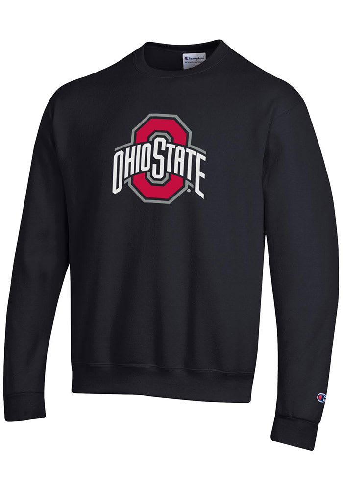 Champion Ohio State Buckeyes Mens Powerblend Edition Long Sleeve Crew Sweatshirt