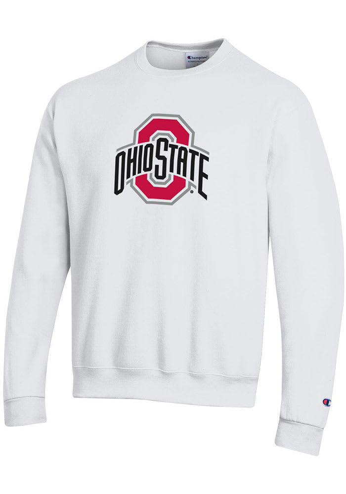 Champion Ohio State Buckeyes Mens Powerblend Style Long Sleeve Crew Sweatshirt