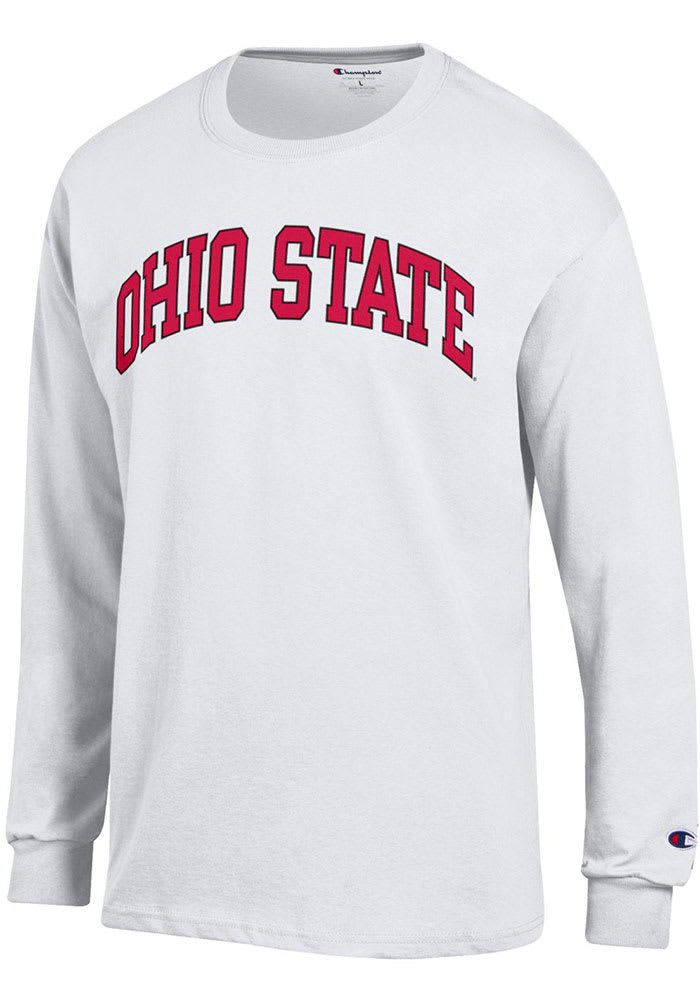 Champion Ohio State Buckeyes Rally Loud Long Sleeve T Shirt White