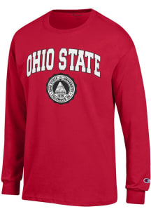 Champion Ohio State Buckeyes Red Seal Long Sleeve T Shirt