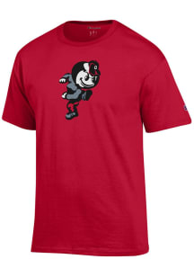 Champion Ohio State Buckeyes Red Alternate Logo Short Sleeve T Shirt