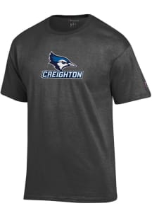 Champion Creighton Bluejays Charcoal Name Drop Short Sleeve T Shirt