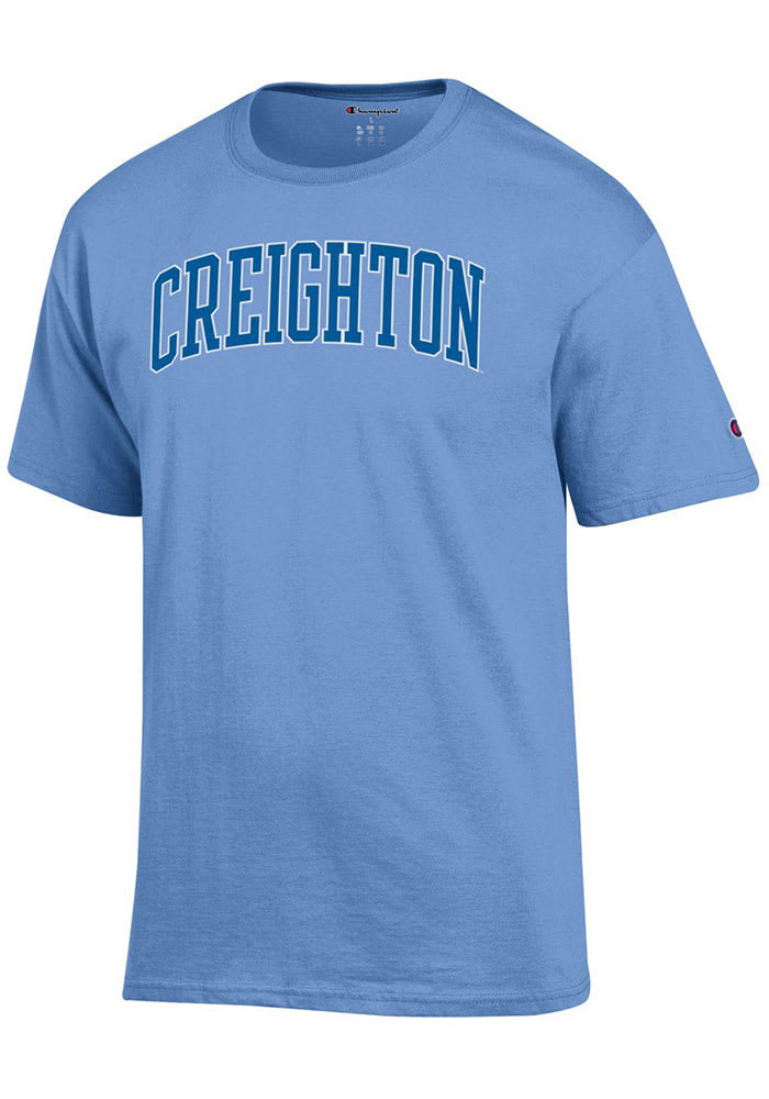 Champion Creighton Bluejays LIGHT BLUE Arch Name Short Sleeve T