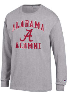 Champion Alabama Crimson Tide Grey Alumni Long Sleeve T Shirt