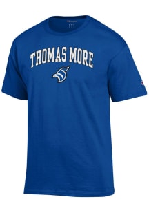 Champion Thomas More Saints Blue Primary Logo Short Sleeve T Shirt