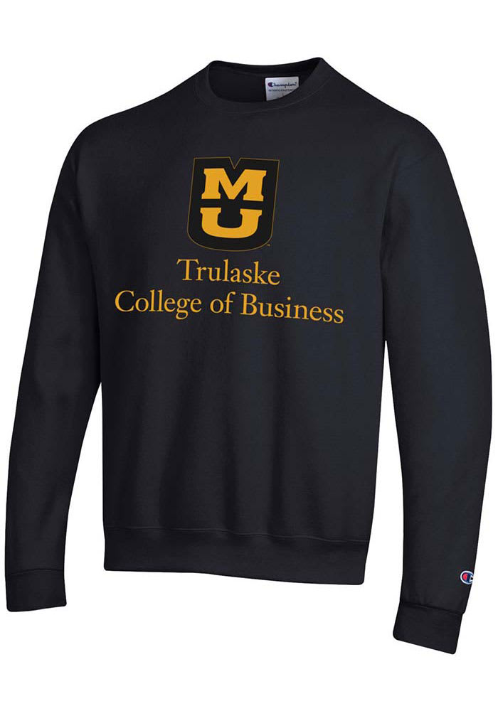 Champion Missouri Tigers Mens Black School of Business Long Sleeve Crew Sweatshirt