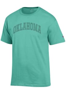 Champion Oklahoma Sooners Teal Classic Short Sleeve T Shirt