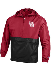 Champion Houston Cougars Mens Red Packable Light Weight Jacket