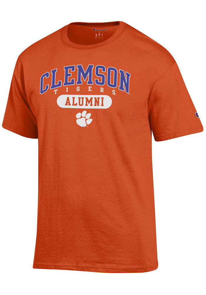 Champion Clemson Tigers Orange Alumni Short Sleeve T Shirt