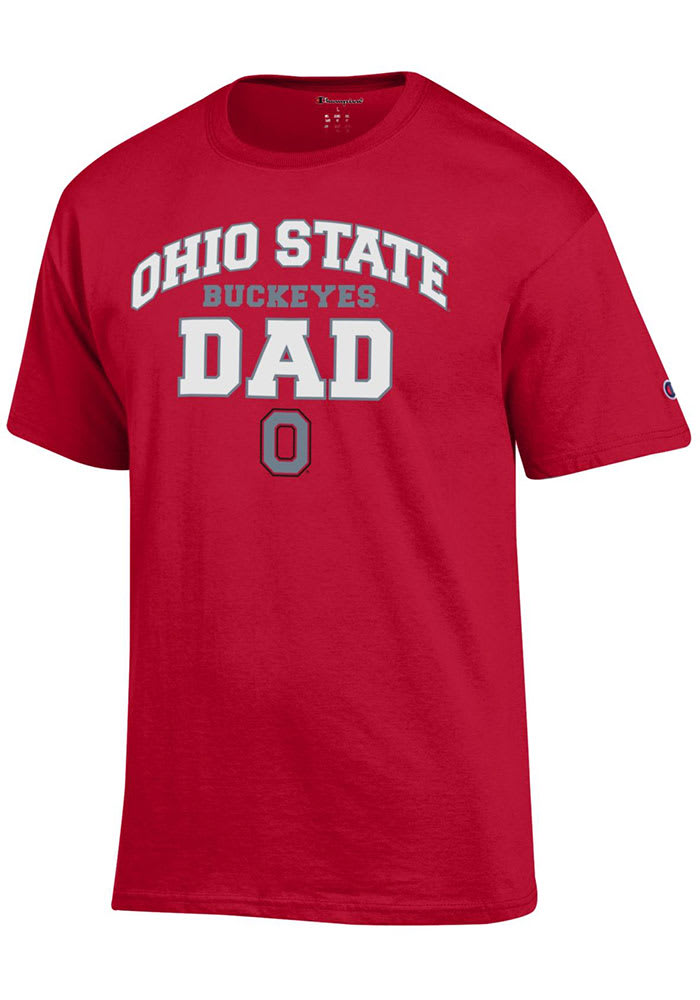Champion Ohio State Buckeyes Red Dad Short Sleeve T Shirt