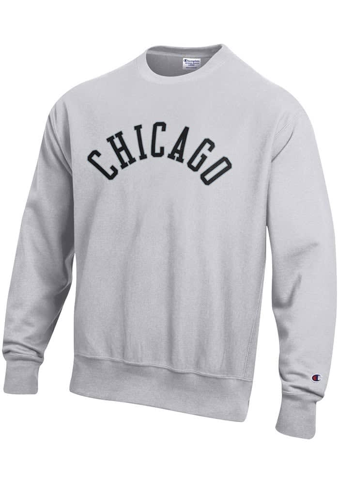 champion sweater black and white oak