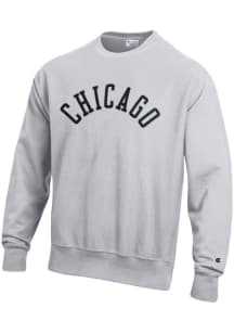 Champion Chicago Grey Arched Long Sleeve Crew Sweatshirt
