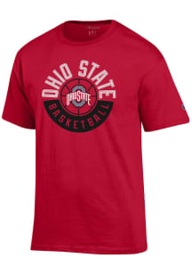 Champion Ohio State Buckeyes Red Basketball Short Sleeve T Shirt