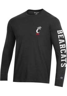 Champion Cincinnati Bearcats Black Stadium Long Sleeve T Shirt
