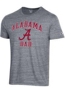 Champion Alabama Crimson Tide Grey Dad Number One Short Sleeve Fashion T Shirt